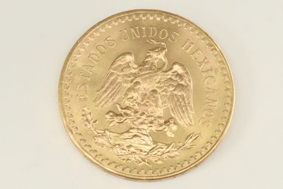 null Gold coin of 50 pesos. 

Weight : 41.60 g.