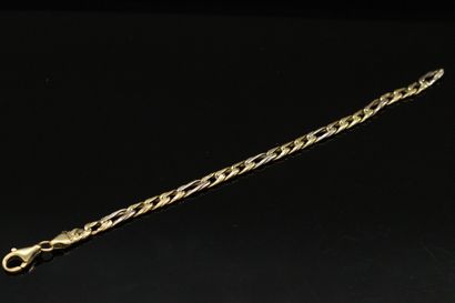null Bracelet two gold 18K (750) flat mesh.

Wrist circumference : approx. 17 cm...