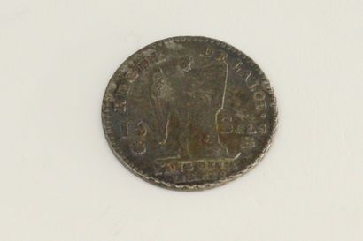 null 15 sols to the genius 1791 B (workshop: Rouen).

Obverse: naked head of Louis...
