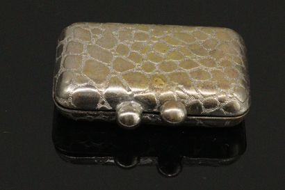 null Lot of four silver pillboxes. 

Work end XIXth - beginning XXth. 

We join a...
