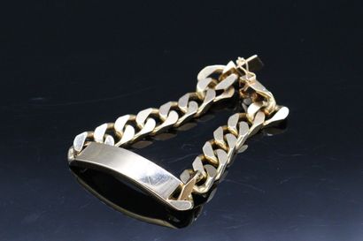 null Gourmet bracelet in 18K (750) yellow gold.

Eagle head hallmark.

Wrist size...