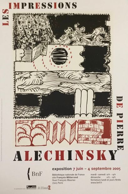 ALECHINSKY Pierre 
Affiche originale 2005...