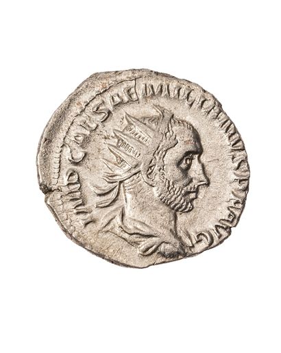 EMILIAN (253) 

Antoninian 

A/ Draped and...