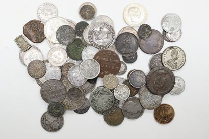 null MONNAIES ETRANGERES

Lot d'environ 60 monnaies d'argent et de bronze du XVIe...