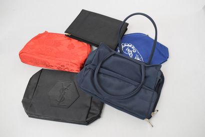 null YVES SAINT LAURENT Beauty, Opium 



Set of three toilet bags.



Two anonymous...