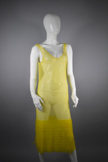 DRIES VAN NOTEN 
 
Yellow tulle dress with...