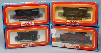 null Marklin. HO

Shunting engine 

Loco-tender DB and SNCF 

Reference : 3157, 3145,...