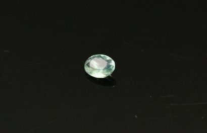 null Green apatite oval on paper. 

Weight : 2.32 cts.