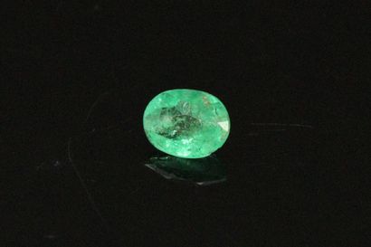 null Oval emerald on paper. 

Weight : 0.21 cts.