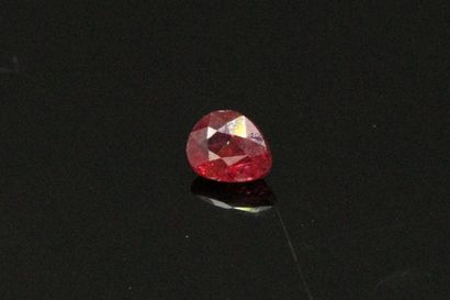 null Pear ruby on paper.

Weight : 2.72 cts.