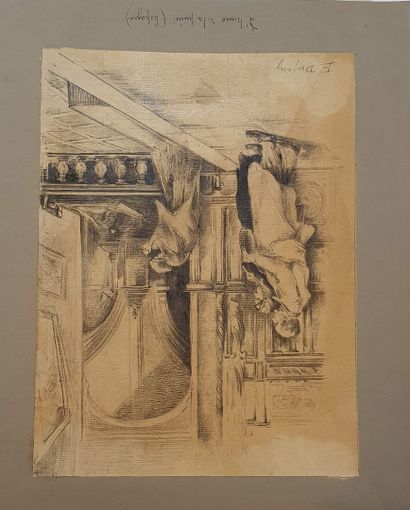 null DUFEU Edouard-Jacques (1840-1900)

La cloche 

Crayon gras sur papier, signé...