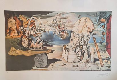 null DALI Salvador, after

The Apotheosis of Homer

Lithograph signed lower right,...