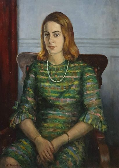 null 
FREDRIKSEN Sigurd (1907-1986)




Femme au fauteuil, 1968




Huile sur toile...