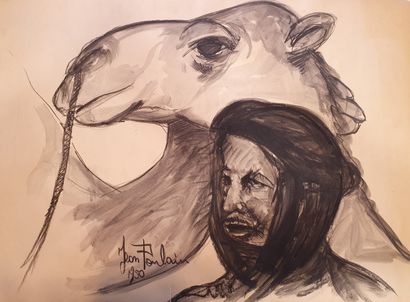 null POULAIN Jean (1884-1967)

The camel driver and his mount, 1950

charcoal and...