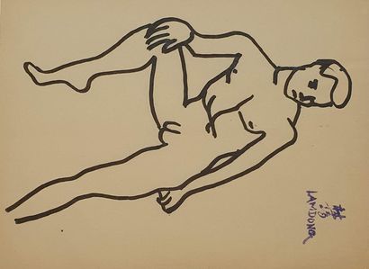 null LAM-DONG (1920-1987) 

Etudes de nus

Quatre dessins à l'encre noire, brune...