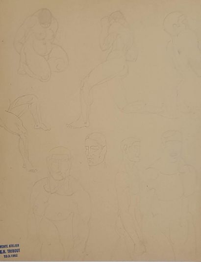 null DIGNIMONT André (1891-1965)

Etude de décor

Gouache sur papier, porte le cachet...