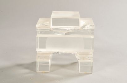 null 
NEGREANU Matei, né en 1941




Composition, 5/4/96




sculpture en verre translucide...