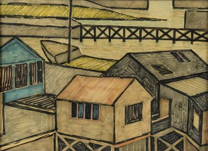 null SIKELIOTIS Giorgios, 1917-1984

View of a port

drawing with colored markers...