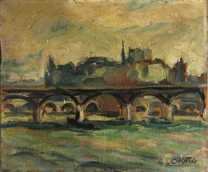 null CHOTIN André-Marcel (1888-1969)

Paris, les quais - bord de rivère - Pont, Paris...