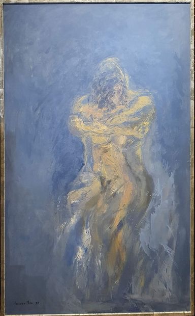 null IOANNIDOU Mata (XX-XXIème)

Grand nu blanc sur fond bleu, 1990

Huile sur toile...