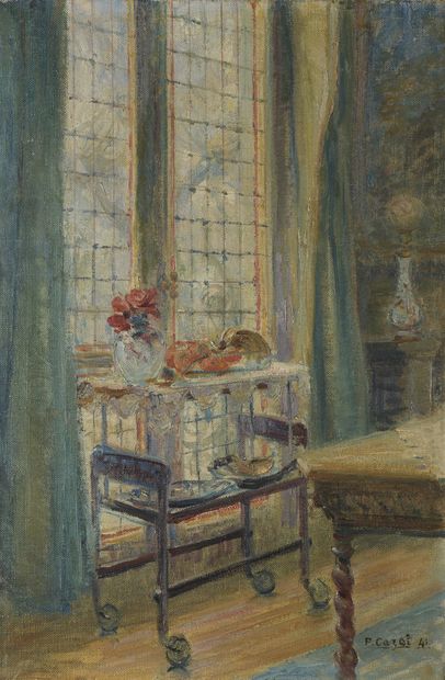 null CAZOT Paul, XIXe XXe siècle,

La fenêtre, 1941,

huile sur toile (quelques restaurations),...