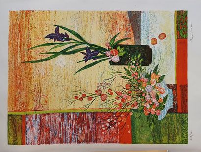 null Lot :



POPHILLAT Jean-Pierre (né en 1937)

Bouquet Japonais 

Lithographie,...
