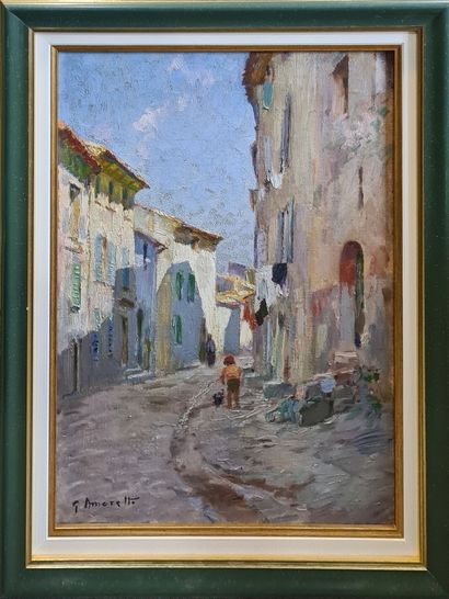 null AMORETTI Gabriel (1861-1947)

Rue de Lagarde, Toulon

Huile sur toile signée...