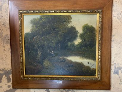 null HENRY L (XIX-XX)

paysanne à la rivière 

Huile sur toile signée en bas à droite...