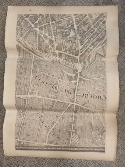 null 
Important map of the city of Paris divided into 13 plates.

Dim. of the plates:...