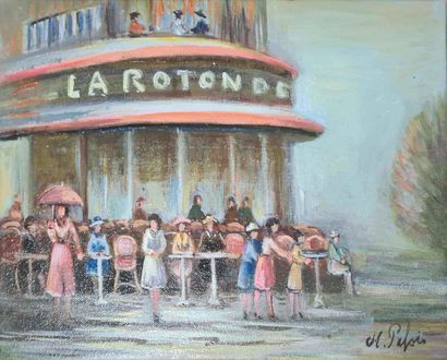 null PABOIS Michel (né en 1939)

Quai Notre Dame - La rotonde - café de Flore - au...