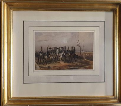 null DAVID Charles (1797-1869)

Napoleon and his officers on horseback

Heliogravure...
