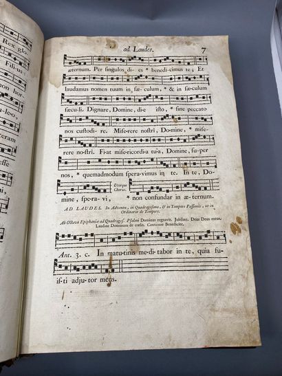 null Antiphonaire, 1742, 50 x 34 cm

Très accidenté
