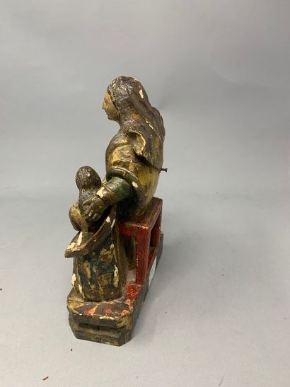 null Sainte Anne et la Vierge



Sculpture en bois polychrome et or 

XVIIIème 

H...