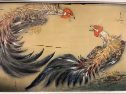 null SHUNKO DESHIMA

Combat de coqs

Peinture sur soie 

77 x 55,5 cm