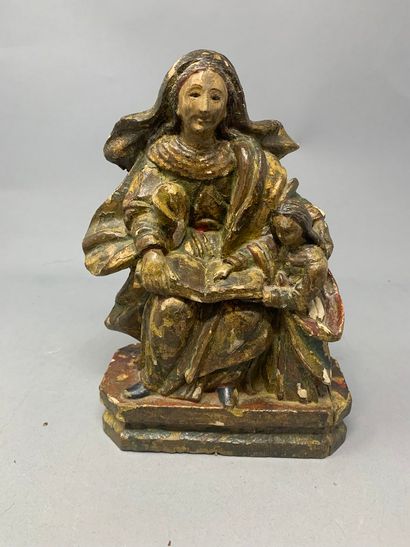 null Sainte Anne et la Vierge



Sculpture en bois polychrome et or 

XVIIIème 

H...