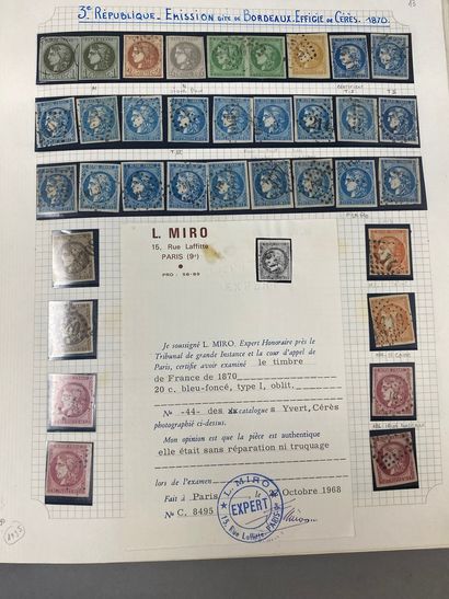 null Une collection classique spécialisée timbres et oblitérations. A noter également...