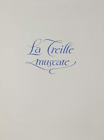 null 
COLETTE. La Treille muscate. Paris, Robert Léger, 1961. In-4, en feuilles,...