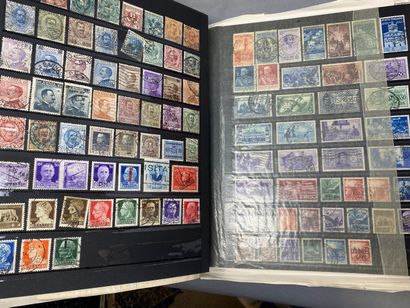 null Trois albums de timbres de france et divers