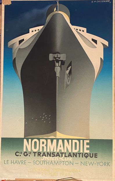 null CASSANDRE A. M, d'après 

Normandie. Compagnie Générale Transatlantique French...