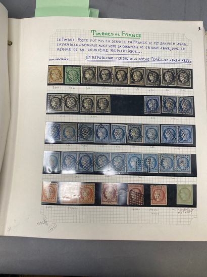 null A classic collection specialized stamps and cancellations. To note also a part...