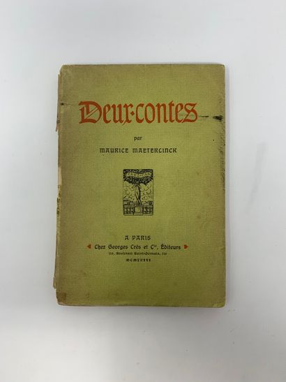 null MAETERLINCK Maurice, Deux contes, Georges Crès et cie, Paris, 1918

Exemplaire...