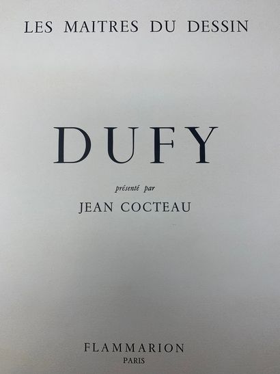 null DUFY Raoul et COCTEAU Jean, Dufy, Les Maîtres du dessin, Dix illustrations,...