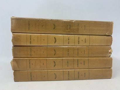 null VILLIERS DE L'ISLE-ADAM, Oeuvres complètes, 5 volumes, Mercure de France, Paris,...