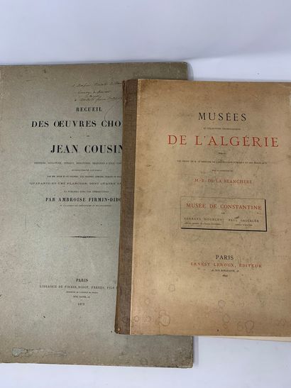 null OUVRAGES DIVERS 



Ensemble de deux ouvrages : 

- DE LA BLANCHERE M.-R. (sous...