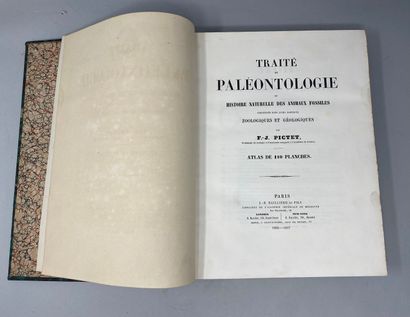 null PICTET (F. J.). Traité de Paléontologie ou histoire naturelle des animaux fossiles....