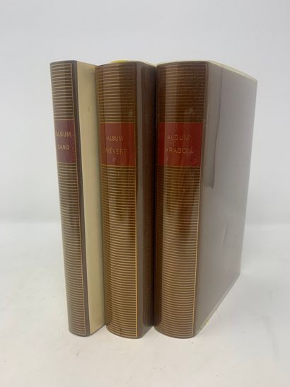 null BIBLIOTHEQUE DE LA PLEIADE

3 vol.

Album ARAGON, Bibliothèque de la Pléiade,...