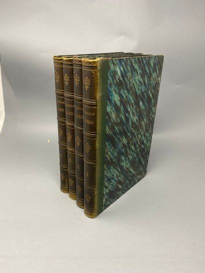 null GAVARNI-GRANDVILLE, Le diable à Paris, 4 volumes, Paris Editions J.Hetzel, Paris,...