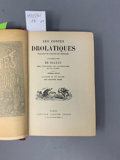null OUVRAGES DIVERS 

Ensemble de quatre ouvrages :

- BALZAC Honoré de, Les contes...