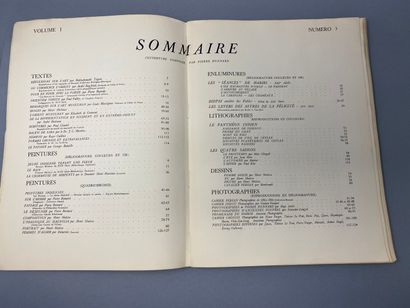 null VERVE, Revue artistique et littéraire n°3, volume 1, 1938, In-fol

Comprenant...