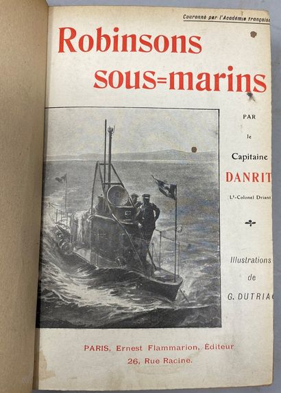 null 2 volumes - DANRIT Cpitaine - Robinsons sous-marins - Illustration de G. Dutriac...